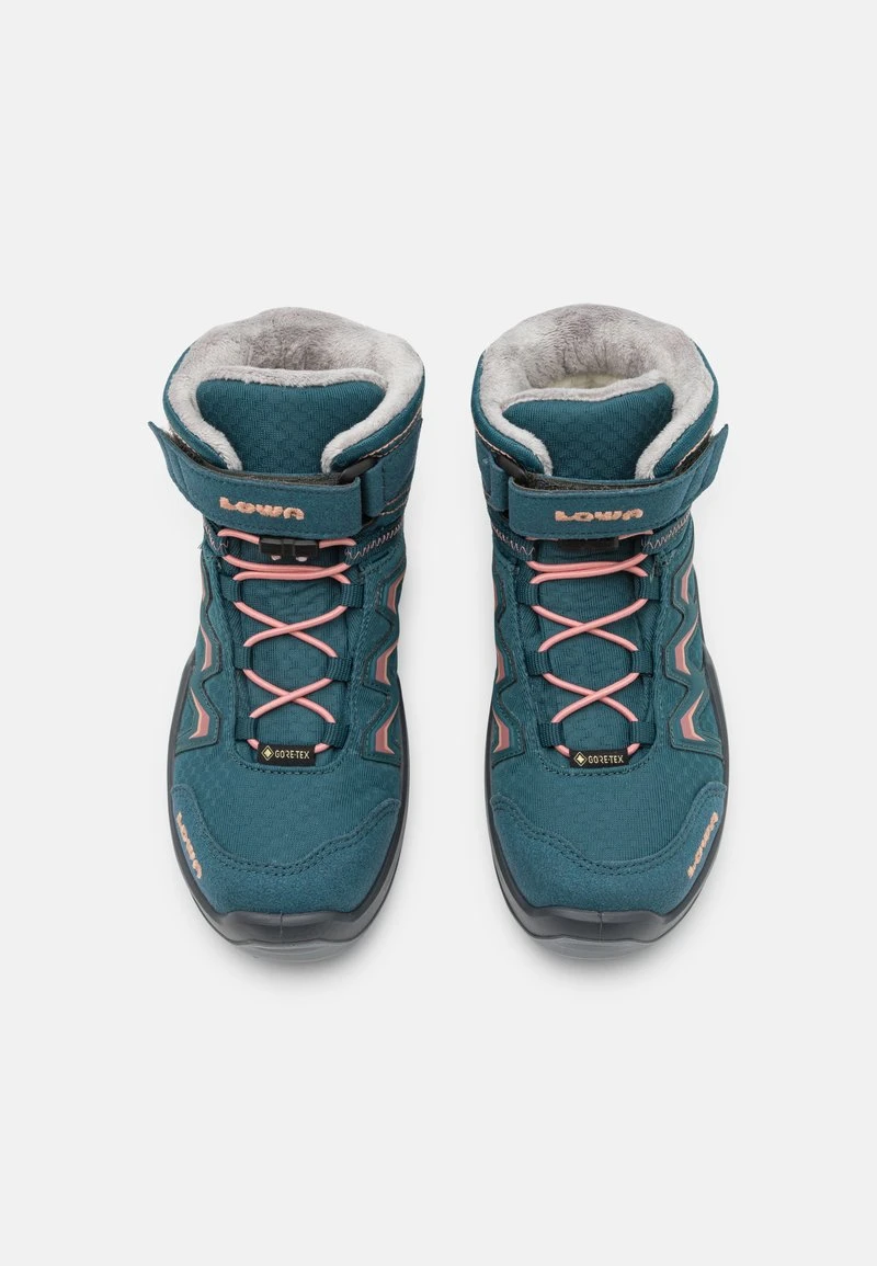 Lowa MADDOX WARM GTX MID UNISEX - Snowboot/Winterstiefel - Petrol/rose – Bild 4