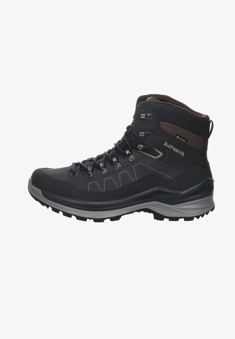 Lowa Sneaker High - Blau Kombi Braun Bei