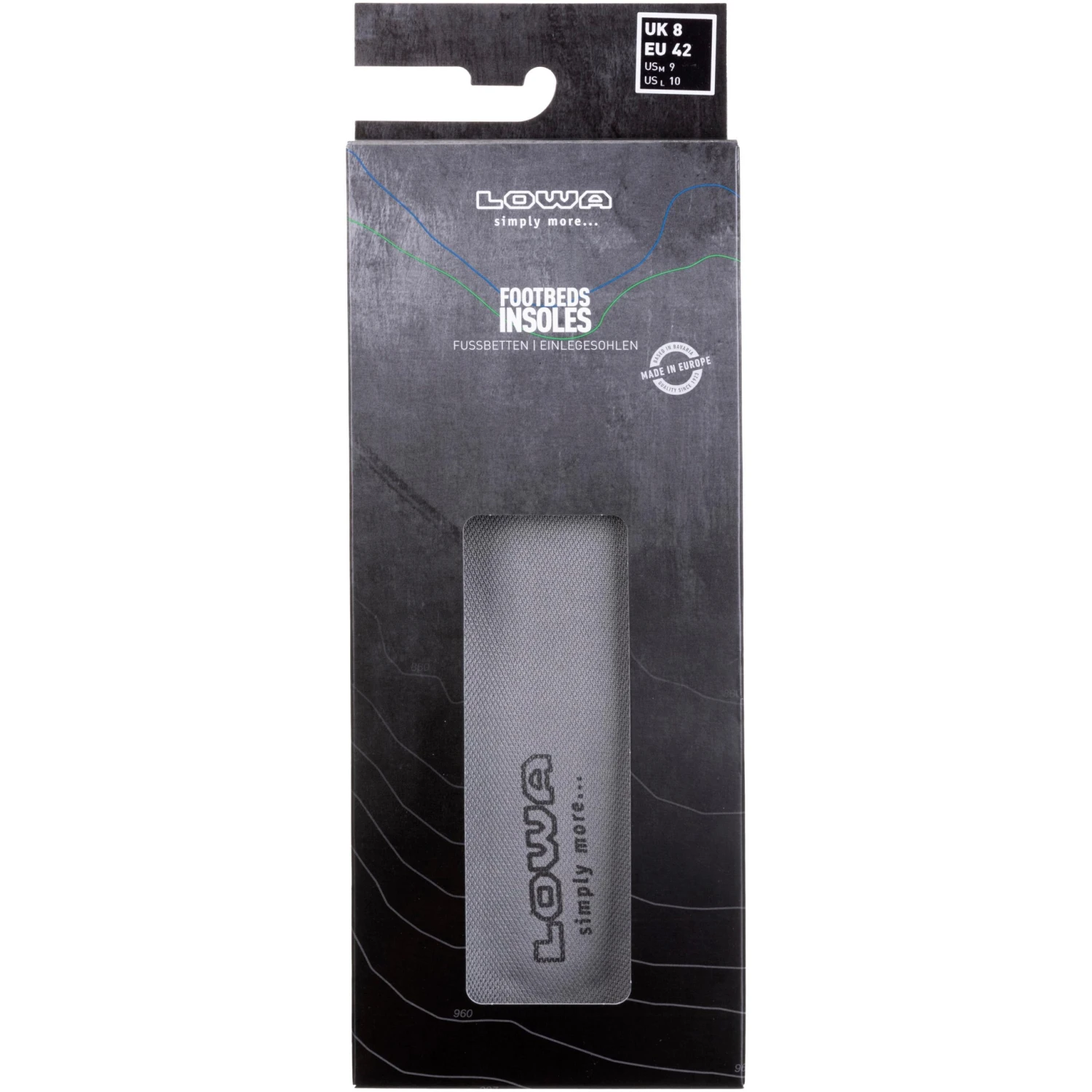 Lowa Einlegesohlen Fussbett ATC In Grau – Bild 2
