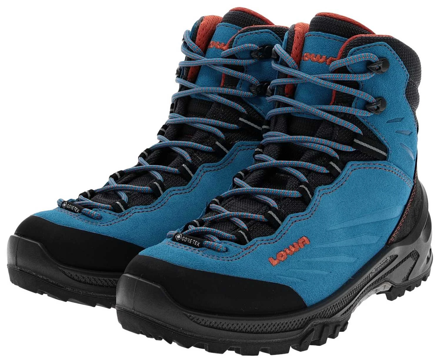 Lowa Freizeitschuh CADIN GTX MID JUNIOR In Türkis Flame – Bild 3