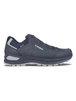 Lowa Leder-Wanderschuhe "Renegade Evo GTX" In Dunkelblau/ Grau