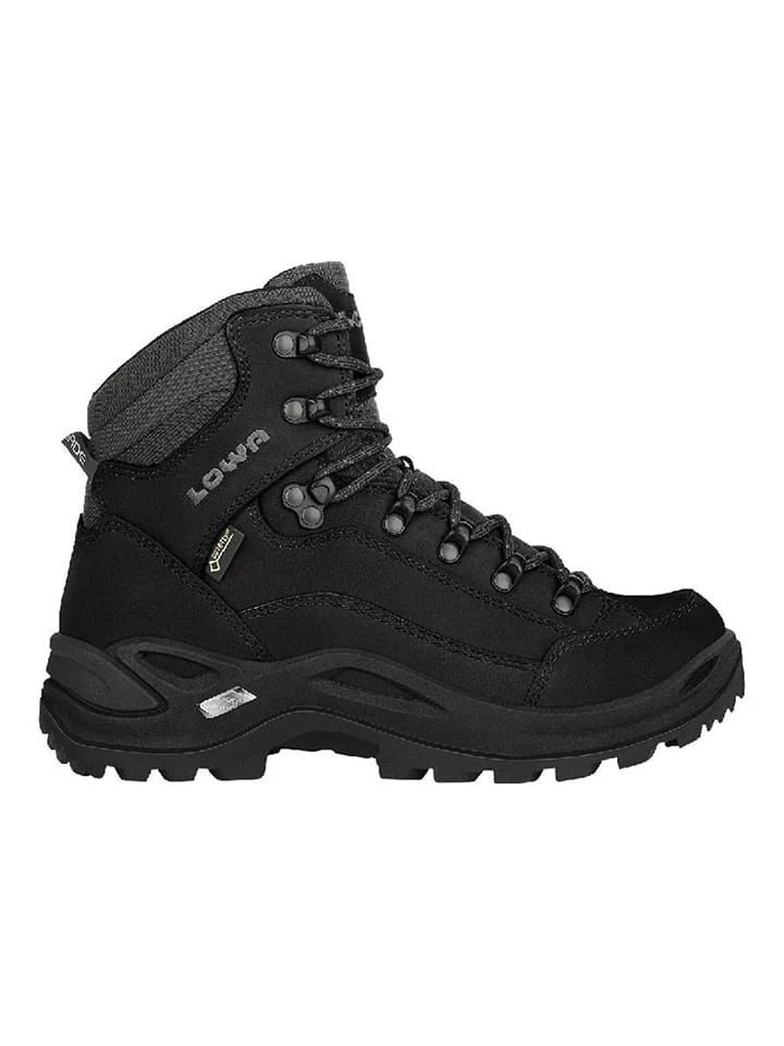 Lowa Leder-Wanderschuhe "Renegade GTX Mid Ws" In Schwarz