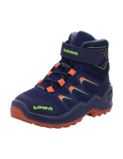 Lowa Maddox Warm GTX Mid Jr Maddox Warm GTX Mid Jr In Navy/orange