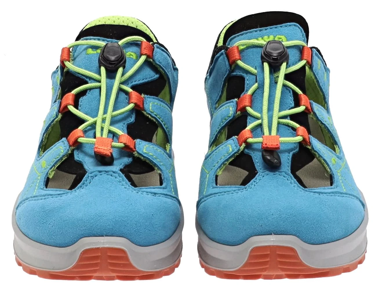 Lowa Outdooorsandale ARIOSO Junior In Türkis/Limone – Bild 4