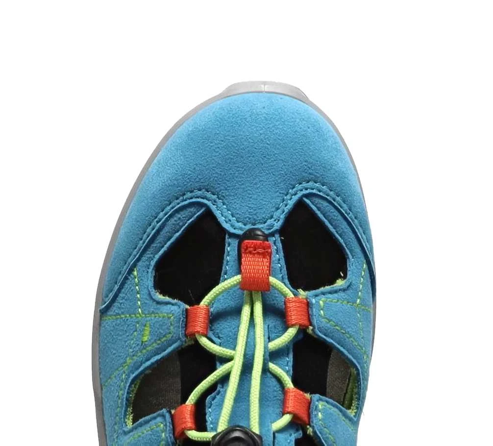 Lowa Outdooorsandale ARIOSO Junior In Türkis/Limone – Bild 6