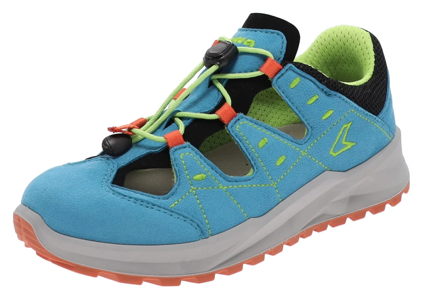 Lowa Outdooorsandale ARIOSO Junior In Türkis/Limone
