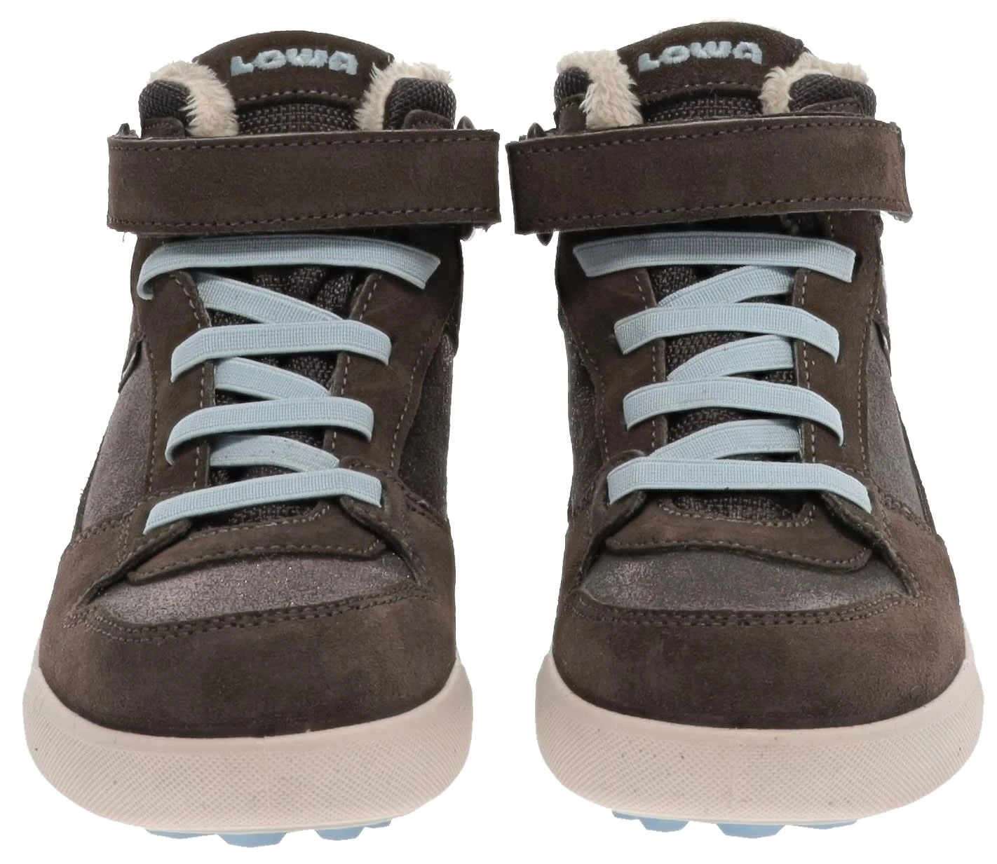 Lowa Wanderschuhe LARA II GTX Kinder Wanderschuhe In Stein/Eisblau – Bild 4